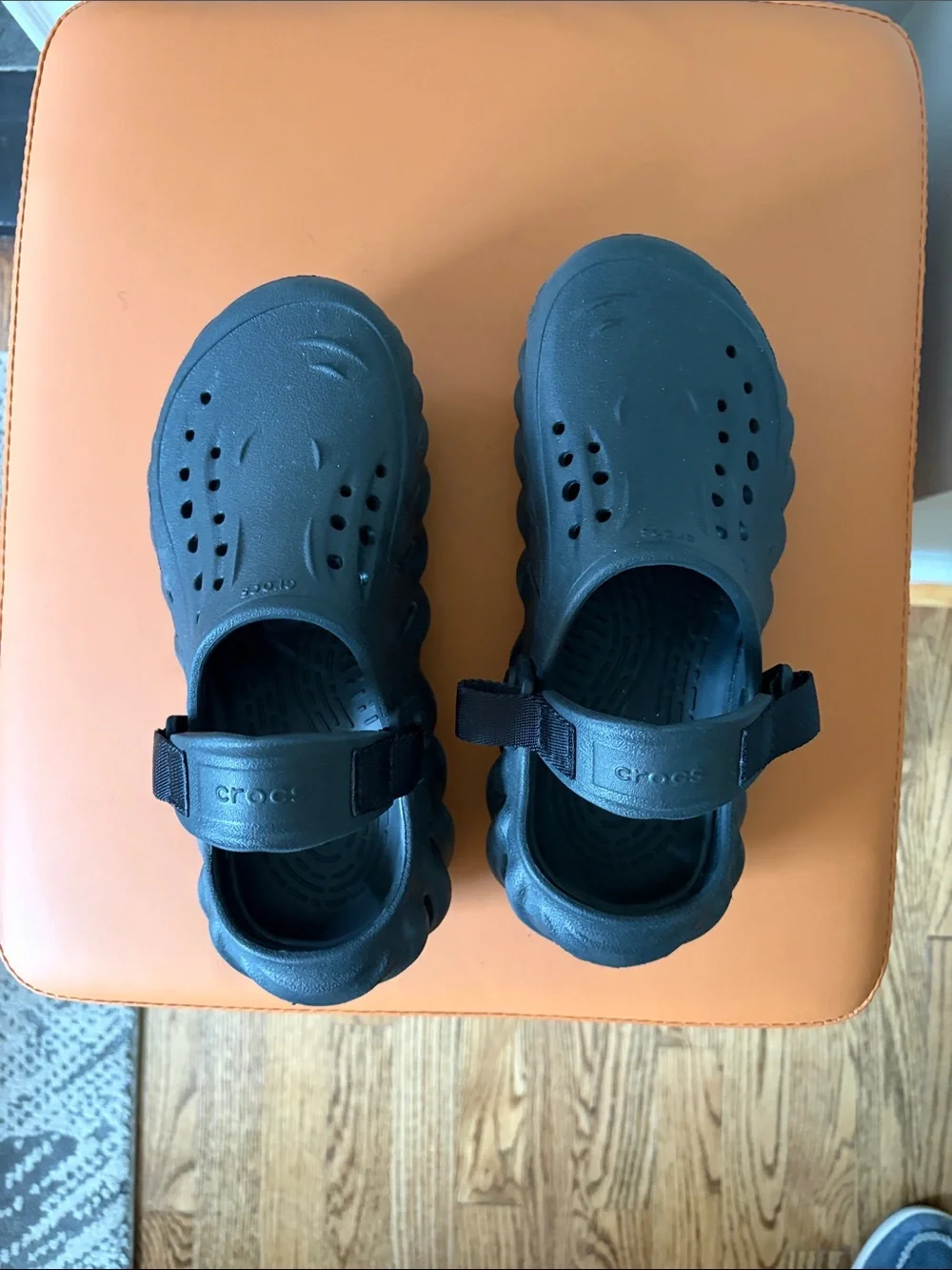 CROCS Kids' Black Sport Clog Sandals